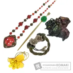 SELECT JEWELRY セレクトジュエリー ブローチ カンザシ ネックレス 10点セット ブローチ 金属製 樹脂 レディース [中古]