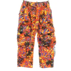 【新品】ディースクエアード DSQUARED2 ストレッチ コットン カーゴパンツ レッドxオレンジ【サイズ44】【メンズ】