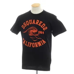 【新品】ディースクエアード DSQUARED2 コットン クルーネック 半袖Ｔシャツ ブラック【サイズS】【メンズ】