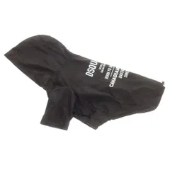 【新品アウトレット】ディースクエアード DSQUARED2 ドッグウェア 犬用ナイロンパーカー ブラック【サイズ2】【メンズ】