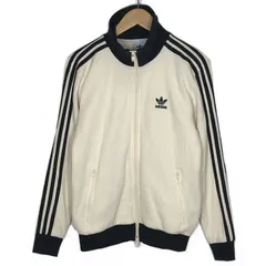 【倉吉店】 中古 adidas Originals | アディダスオリジナルス ジャージ アディカラー ワッフル クラシック トラックトップ トラックジャケット JW0109 アイボリー サイズ：XS 【111】