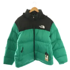 ザノースフェイス THE NORTH FACE 1996 Retro Nuptse Jacket ダウンジャケット アウター ジップアップ XL ブラック グリーン NF0A3C8D /CX ■OS