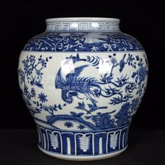 中国古美術✦明代正統期青花琴棋書画紋缶✦人物風景写意缶・文房具・純手描き・陶芸 中国古美術✦明代正統期青花琴棋書画紋缶✦人物風景写意缶・文房具・純