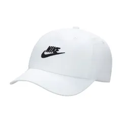 NIKE(ナイキ) ナイキ YTH クラブ US CB FUT WSH キャップ マルチアスレ ウェア キャップ FB5063、(100)ホワイト