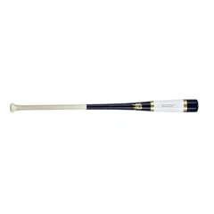 和牛JB ノックバット　85cm/520g　硬式軟式兼用　朴×メイプル　フレアグリップ　ナチュラル×ネイビーのサムネイル