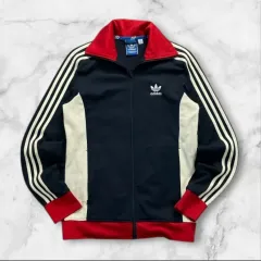 adidas ヨーロッパ ネイビーレッド ジャージ100