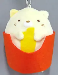 【中古】キーホルダー ねこ ボールチェーン付きポテトごっこぬいぐるみ 「すみっコぐらし」
