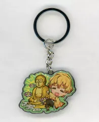 【中古】キーホルダー 我妻善逸(大仏) メタルキーホルダー 「鬼滅の刃」 鎌倉限定