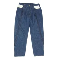 ssstein シュタイン 22SS st.360 RECONSTRUCTION DENIM JEANS リコンストラクション デニムパンツ ジーンズ インディゴブルー系 M【中古】のサムネイル