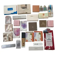 186001 現状品 未使用品多数 コスメ ベース アイシャドウ マスカラ まつ毛美容液 パレット マジョリカ ファンデーション コンシーラー 美品 27点 まとめ売り