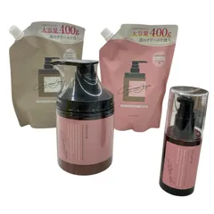 186000 未開封品あり まとめ売り cocone ココネ クレイ クリーム シャンプー モイスト スムース ヘアエッセンスオイル 4点 美容 オールインワンタイプ 400g 詰め替え 380gボトル ハーブローズ ポンプ式