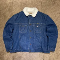 80 90s USA Wrangler(ラングラー) シェルパ デニム ジャケット