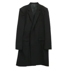 NUMBER(N)INE ナンバーナイン 比翼 ウール ロング ジャケット コート ブラック系 4【中古】のサムネイル