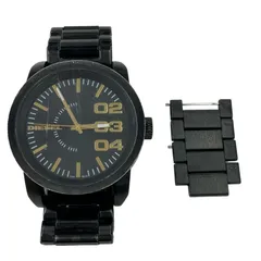 186000 DIESEL ディーゼル 腕時計（クォーツ） DZ-1566  ブラック/ゴールド