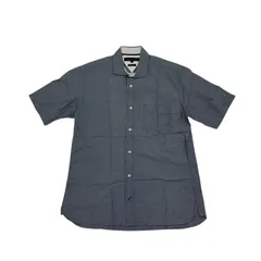186000 TOMMY HILFIGER トミーヒルフィガー 半袖　ボタンシャツ L ブルー メンズ