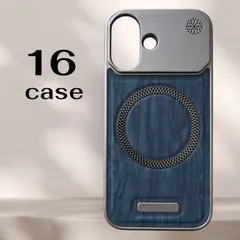 新品　iPhone16 ケース  ウッド×メタル調ケース　 マット　スマート　magsefe対応　マグセーフ　ワイヤレス充電　スマホケース