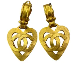 170530 CHANEL シャネル ビンテージ vitage イヤリング 95 P メッキ