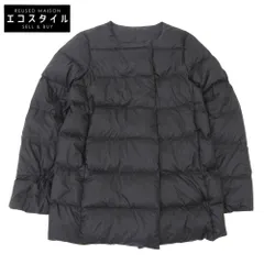 PYRENEX ピレネックス COCOON ノーカラー ダウンジャケット レディース ブラック 40 CFU052000030 ジャケット 40