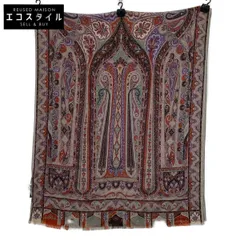 ETRO エトロ 【美品/国内正規】112-10028-5337 ペイズリー柄 カシミヤシルク