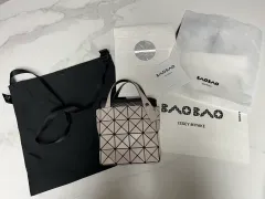 BAO BAO ISSEY MIYAKE バオバオイッセイミヤケ ルーセント ミニ バッグ マット ベージュ