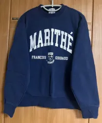 マリテフランソワジルボー スウェット ネイビ M