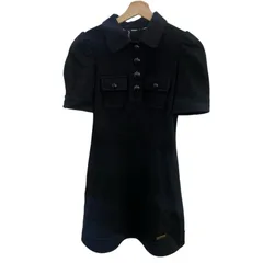 186005 BURBERRY BLUE LABEL バーバリーブルーレーベル ワンピース ブラック 38