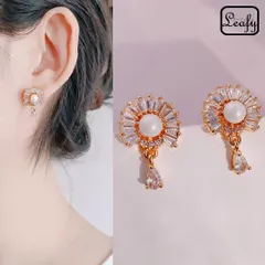 ピアス レディース ゴールド ジルコニア パール 大人可愛い サークル 上品 エレガント バレンタイン プレゼント ギフト 結婚記念日 4月誕生石 ダイヤモンド 冠婚葬祭 入学式 卒業式 新生活 春 パーティー イベント デート  清楚 アクセサリー 軽量