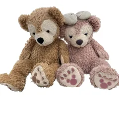 186001 ディズニー 美品☆ ぬいぐるみ ダッフィー＆シェリーメイ M（旧L）サイズ