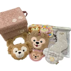 186001 東京ディズニーリゾート ダッフィー シェリーメイ ポーチ・靴下・お皿・カチューシャ等 8点まとめ売り