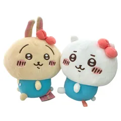 186001 ちいかわ×サンリオキャラクターズ ドールBIGタイプ アミューズメント専用景品 うさぎ・ちいかわ 2点まとめ売り