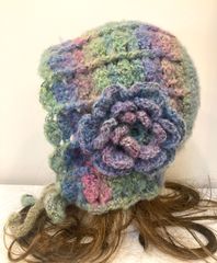 LOVOT ラボット服 ハンドメイド 帽子ホーン飾り チェック柄 ピンク
