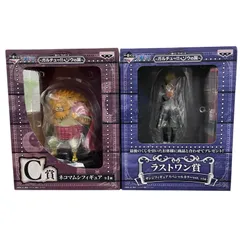 186000 バンプレスト 一番くじ ワンピース ガルチューゾウの国 　C賞　ネコマムシ　ラストワン賞　サンジ 2点まとめ売り