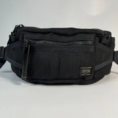 美品　PORTER   ボディバッグ　ヒート　ウエストバッグ　マグライト　ブラック
