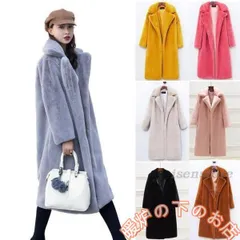 フェイクファーコート ロング丈 チェスターコート レディース 秋冬 40代 毛皮コート もこもこ エコファー ゆったり 暖かい アウター 厚手 防寒856559