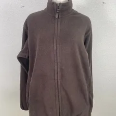 UNIQLO ユニクロ フリースジャケット メンズ XL ブラウン フルジップ 防寒　20260120-0011