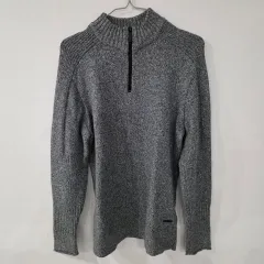 Calvin Klein ジーン メンズ ハーフジップアップ ニット M