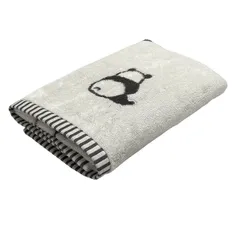 アニマル柄 60x120cm かわいい 吸水 アイボリー ふわふわ パンダ柄 日本製 1枚 幼稚園 バスタオル 保育園 今治タオル お昼寝