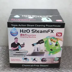 【新品未開封】スチームクリーナー　H2O スチームFX Amazon | 【正規品】H2OスチームFX 8点デラックスセット (グリーン