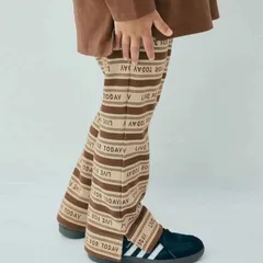 《新品》裾スリットフレアパンツ p.premier 90 100 110 120サイズ 子供服 P420045