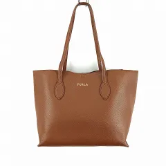 フルラ FURLA レザー トートバッグ 茶 ブラウン系 鞄 かばん ☆AA★