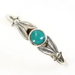 シルバー　リング　ring　指輪　16号　ターコイズ　総重量約1.2g