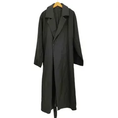 ユーズドフルギ USED古着 {{AROUND FLAVA}} ウールオーバーガウンコート メンズ import：XL 