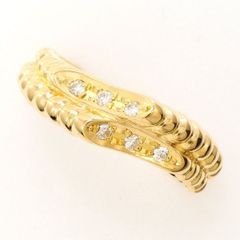 スタージュエリー K18 リング FLAT COIL 美品 - メルカリ