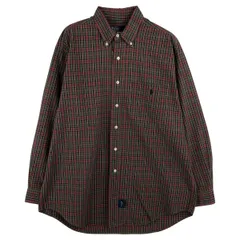 古着 ラルフローレン Ralph Lauren POLO by Ralph Lauren 長袖 ボタンダウンチェックシャツ メンズL相当/eaa611305