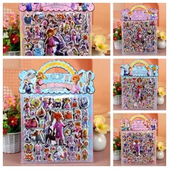 6枚セット ズートピア 3Dジュエルシール プチドロップステッカーズートピア アニメ シール ステッカー ワンポイント プチ ミニ