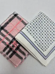 【新品】BURBERRY メンズハンカチ & タオルハンカチ セット
