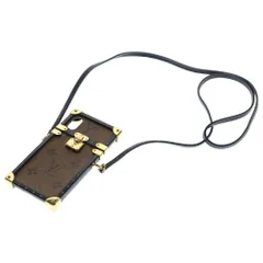 LOUIS VUITTON (ルイヴィトン) モノグラム アイ トランク iPhone X&XS アイフォンX フォリオ M62618 スマホケース ブラウン