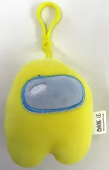 【中古】ぬいぐるみマスコット・バッジ イエロー マスコットキーホルダー 「Among Us(アモングアス)」 韓国限定