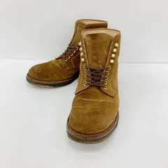 Alden オールデン 46054H ブーツ シューズ スナッフスエード ミリタリーラスト プレーントゥ メンズ 7 1/2 ブラウン 靴 DF17847■のサムネイル