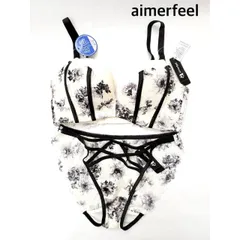 【新品】aimerfeel   エメフィール　超盛ブラ&ショーツ　D65/M  セット　送料込み　6463062